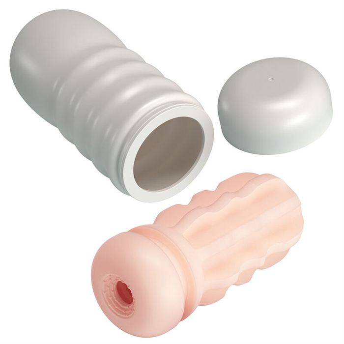 PRETTY LOVE - SHERRY VAGINA MASTURBATOR WITH SUCTION CUP AND INTERNAL TEXTURES