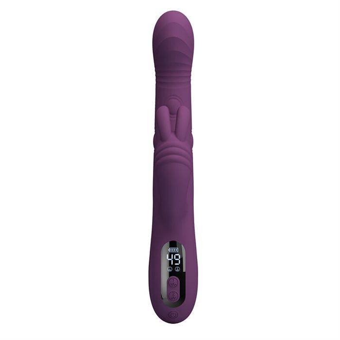 PRETTY LOVE - DEE MULTIFUNCTION RABBIT VIBRATOR OSCILLATING AND PERCUSSION PURPLE