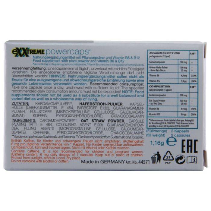 HOT - EXXTREME CAPACITORES DE POTÃNCIA MAN 2 UNIDADES
