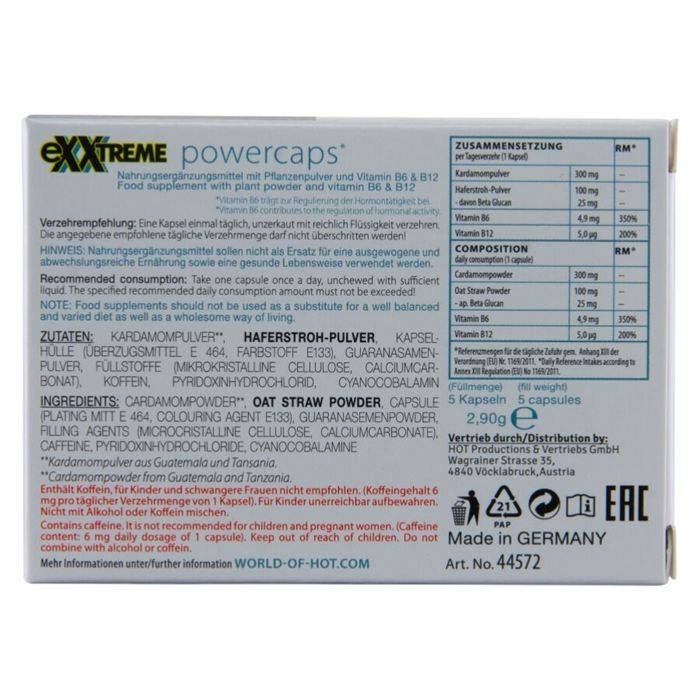 HOT - EXXTREME CAPACITORES DE POTÃNCIA MAN 5 UNIDADES