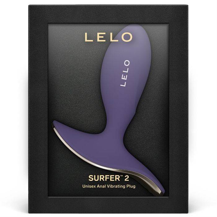 LELO - SURFER 2 PLUG VIBRATÃRIO ANAL UNISSEX ROXO CIBERNÃTICO
