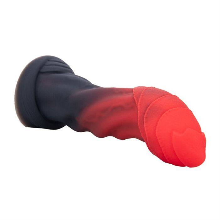 POWER MONSTERS - INFERNAL GOLIATH BICOLOR FANTASY SILICONE DILDO 25 CM Ã 6 CM