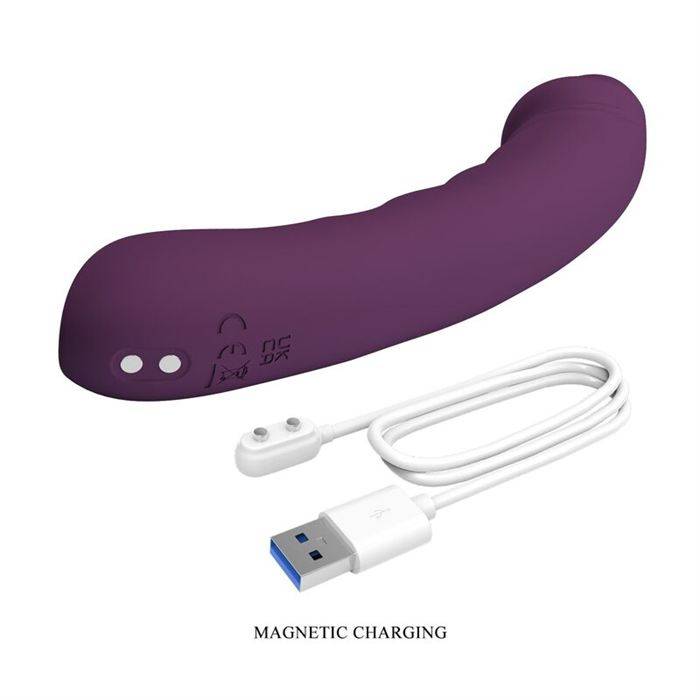 PRETTY LOVE - AMARA RECHARGEABLE VIBRATOR 10 FUNCTIONS PURPLE
