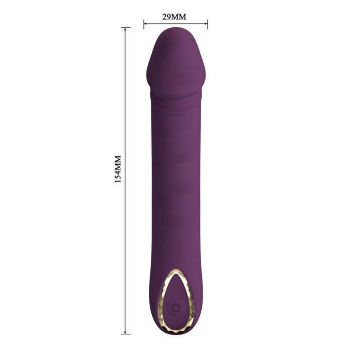 PRETTY LOVE - AMARA RECHARGEABLE VIBRATOR 10 FUNCTIONS PURPLE