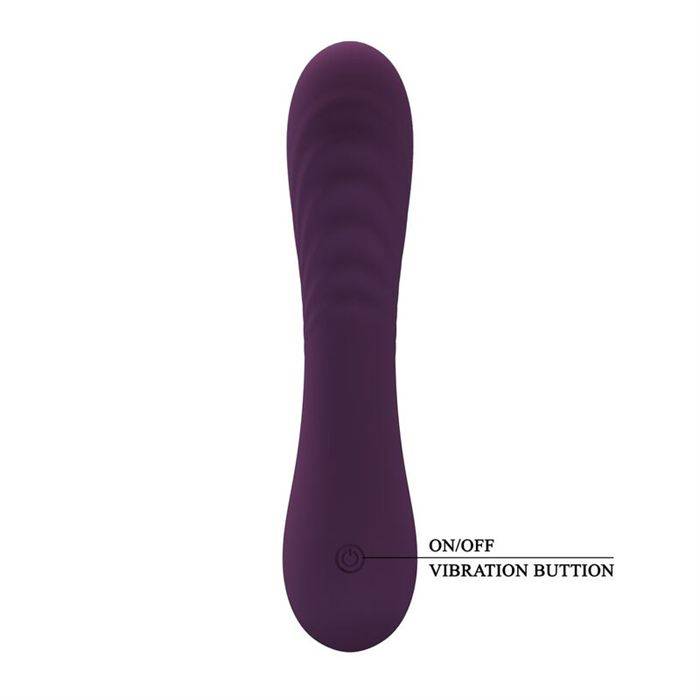 PRETTY LOVE - ALEXISROSE RECHARGEABLE VIBRATOR 10 FUNCTIONS PURPLE