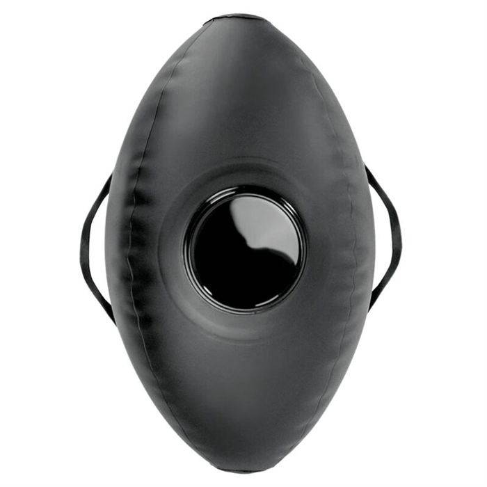 FETISH FANTASY SERIES - BODY DOCK INFLATABLE LOVE BALL WITH DILDO BLACK 41.9 CM