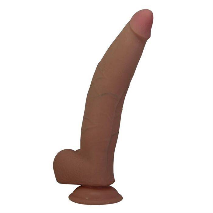 PRETTY LOVE - CUTHBERT REALISTIC FLEXIBLE DILDO 20 CM Ã 5 CM TPE BROWN