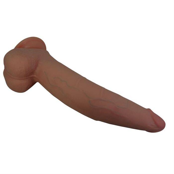 PRETTY LOVE - CUTHBERT REALISTIC FLEXIBLE DILDO 20 CM Ã 5 CM TPE BROWN