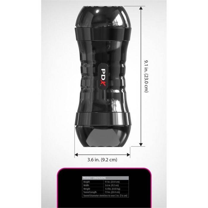 PDX EXTREME - WET PUSSIES SUPER FLIP-A-PUSSY OVER REVERSIBLE STROKER 21.6 CM
