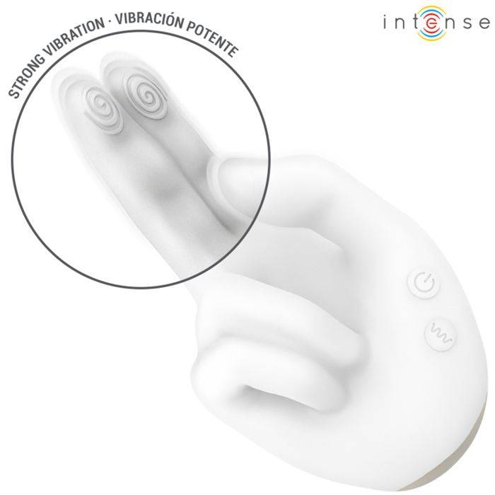 INTENSE - JIMMY HAND-SHAPED MULTIFUNCTION STIMULATOR WITH VIBRATION AND HEAT