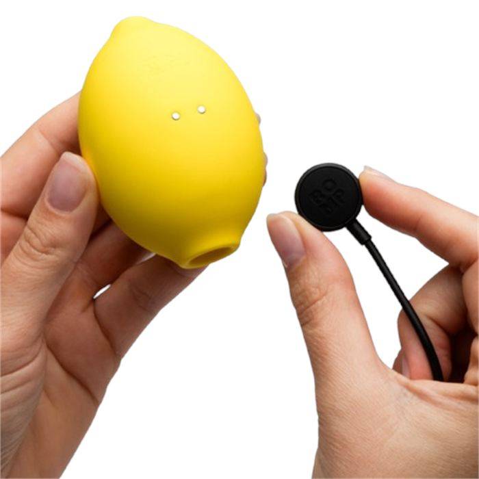 ROMP - LEMON CRUSH PLEASURE AIR CLITORAL STIMULATOR YELLOW