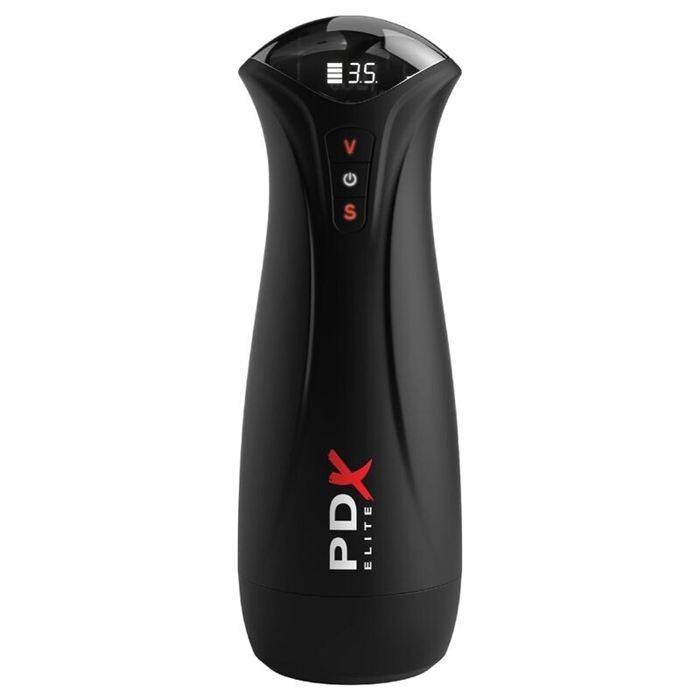 PDX ELITE - FAP-GASM CLEAR MALE MASTURBATOR WITH INTERMITTENT SUCTION