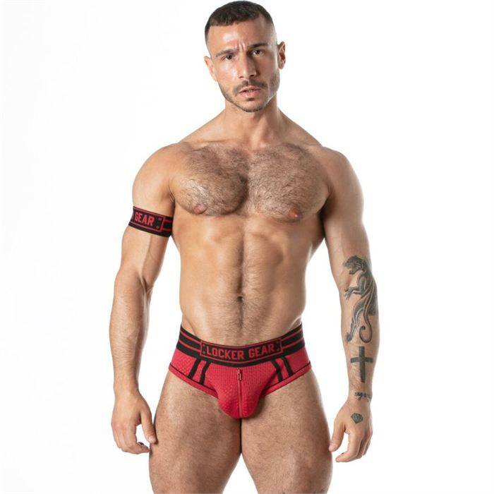 LOCKER GEAR - SPORT MESH JOCK BRIE...