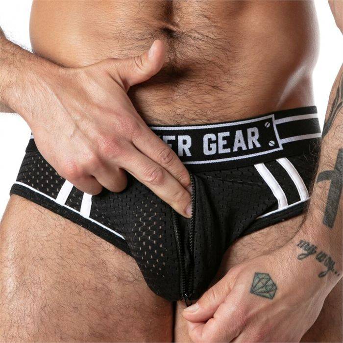 LOCKER GEAR - SPORT MESH JOCK BRIEF BLACK S