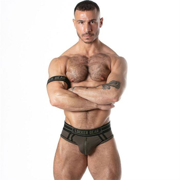 LOCKER GEAR - SPORT MESH JOCK BRIE...