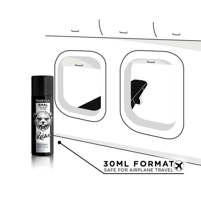 BLACK HOLE - GEL BASE DE SILICONE DILATAÃÃO ANAL 30 ML