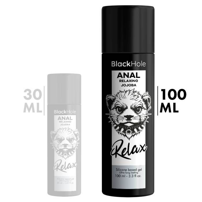 BLACK HOLE - GEL BASE DE SILICONE DILATAÃÃO ANAL 30 ML