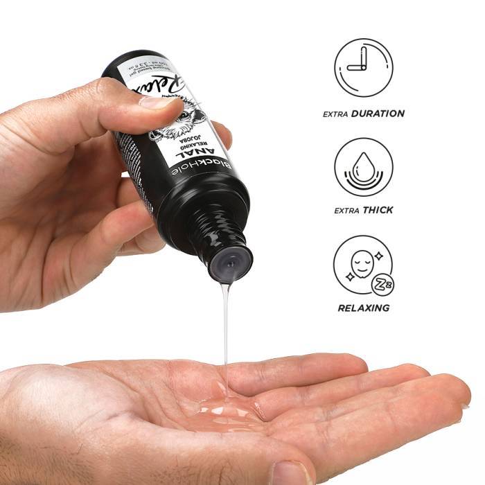 BLACK HOLE - GEL BASE DE SILICONE DILATAÃÃO ANAL 30 ML