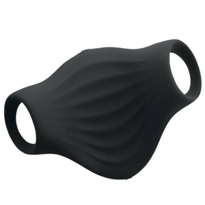 ROCKS-OFF - MASTURBADOR VIBRADOR FLEXÃVEL PALM BLACK