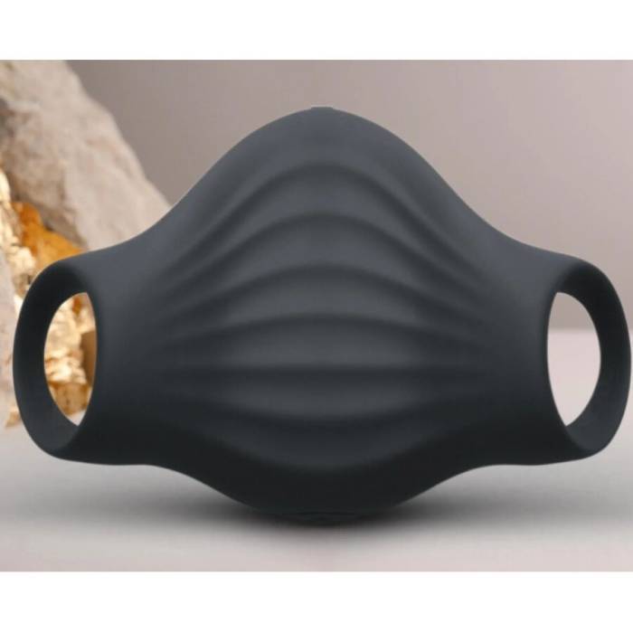 ROCKS-OFF - MASTURBADOR VIBRADOR FLEXÃVEL PALM BLACK