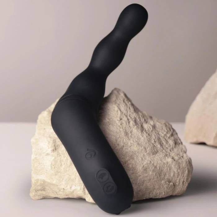ROCKS-OFF - ADAPTADOR DE VIBRADOR ANAL E DE PRÃSTATA PRETO