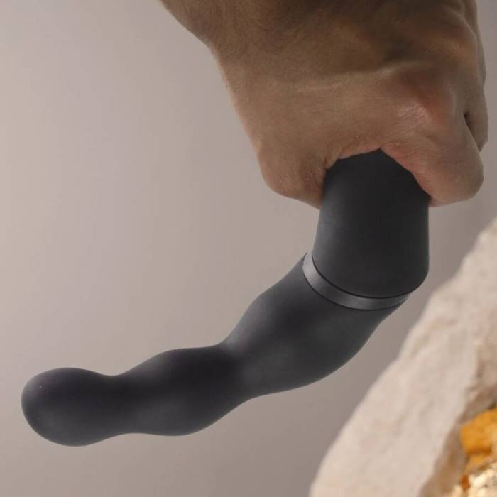 ROCKS-OFF - ADAPTADOR DE VIBRADOR ANAL E DE PRÃSTATA PRETO