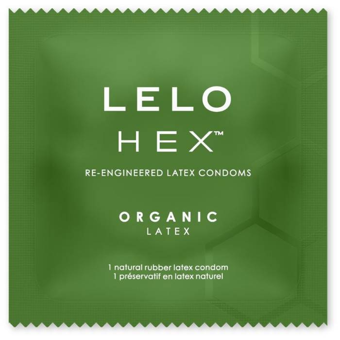 LELO - CAIXA DE PRESERVATIVOS ORGÃNICOS HEX 12 UNIDADES