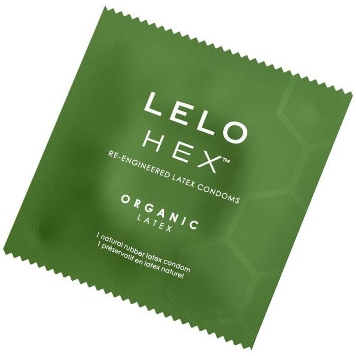 LELO - CAIXA DE PRESERVATIVOS ORGÃNICOS HEX 12 UNIDADES