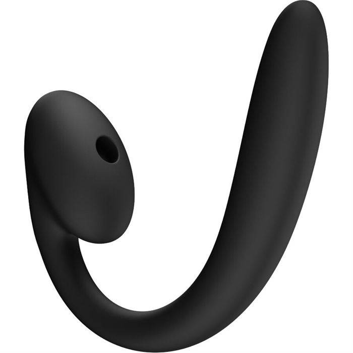 FUN FACTORY - CRESCENDO VIBRADOR DE DUPLA PULSAÃÃO DE AR INSERÃVEL PRETO