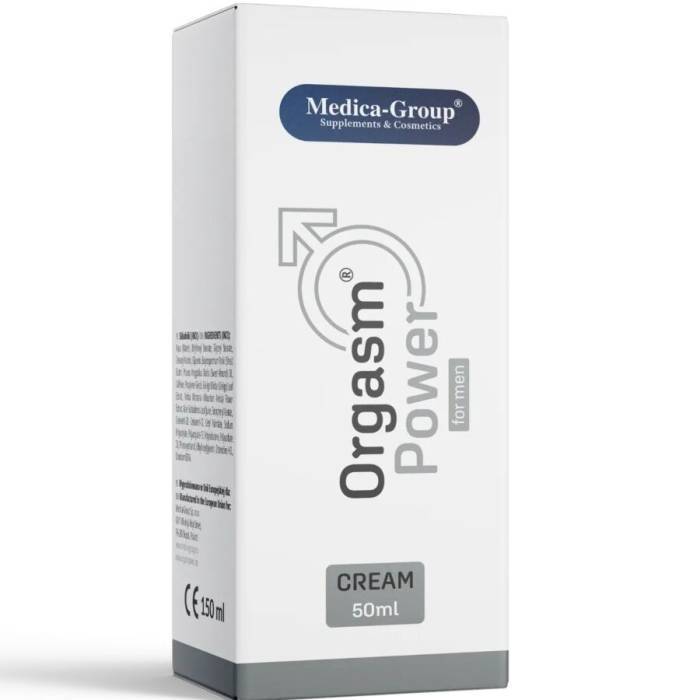 MEDICA GROUP - CREME ÃNTIMO ORGASM POWER PARA HOMENS 50 ML
