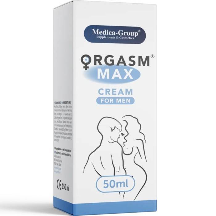 MEDICA GROUP - CREME ÃNTIMO ORGASM MAX PARA HOMENS 50 ML