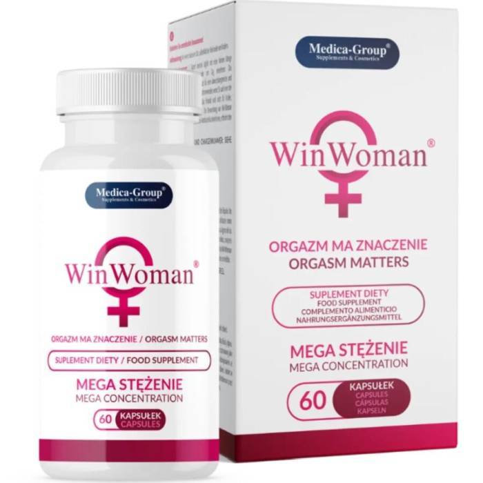 MEDICA GROUP - WIN WOMAN LIBIDO ENLARGEMENT 60 CÃPSULAS