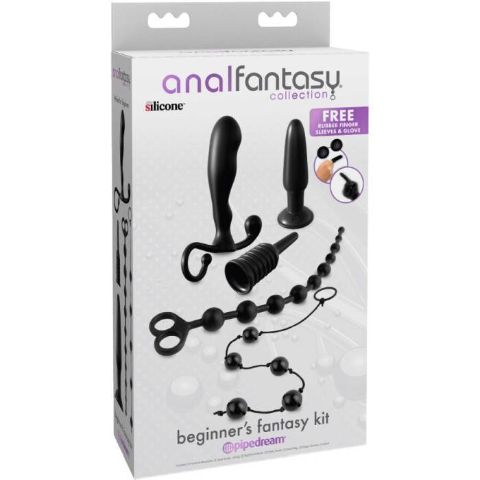 ANAL FANTASY ELITE COLLECTION - KIT ANAL FANTASY PARA INICIANTES PRETO
