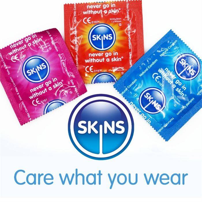 SKINS - PACOTE COM 4 PRESERVATIVOS PREMIUM VARIADOS
