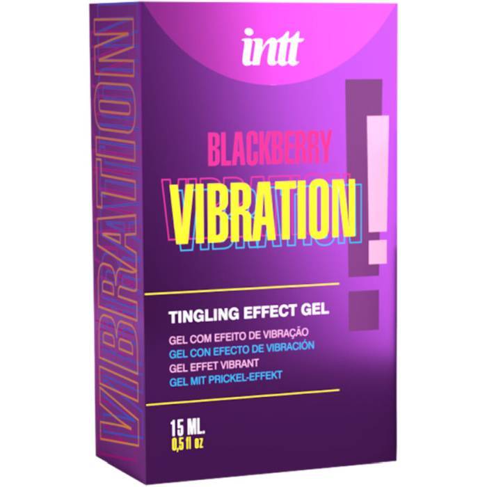 INTT RELEASES - GEL VIBRANTE LÃQUIDO SABOR AMORA 15 ML