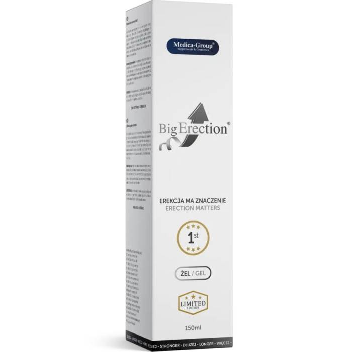 MEDICA GROUP - GEL ÃNTIMO PARA EREÃÃO MASCULINA 150 ML