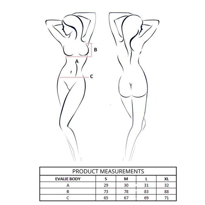 PASSION - EVALIE BODY PRETO L/XL