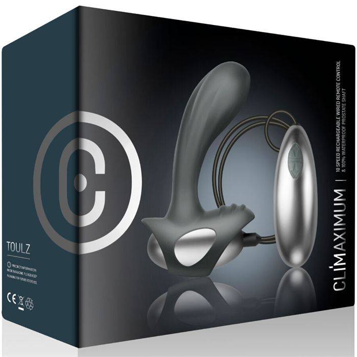 CLIMAXIMUM - MASSAGEADOR DE PRÃSTATA COM FIO TOULZ