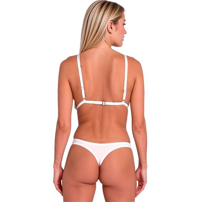 PASSION - CONJUNTO DE SUTIÃ + TANGA ANUVERA BRANCO G/GG