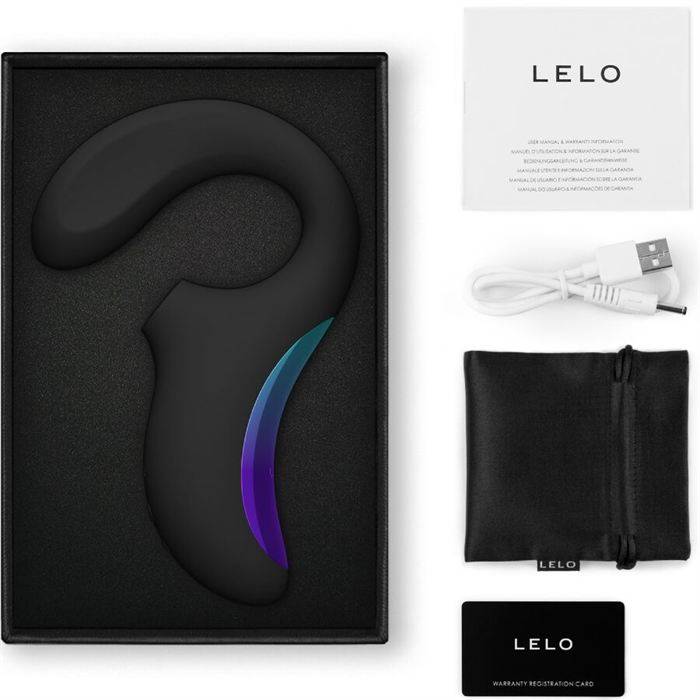 LELO - ENIGMA WAVE MASSAGEADOR DE TRIPLA VIBRAÃÃO PRETO