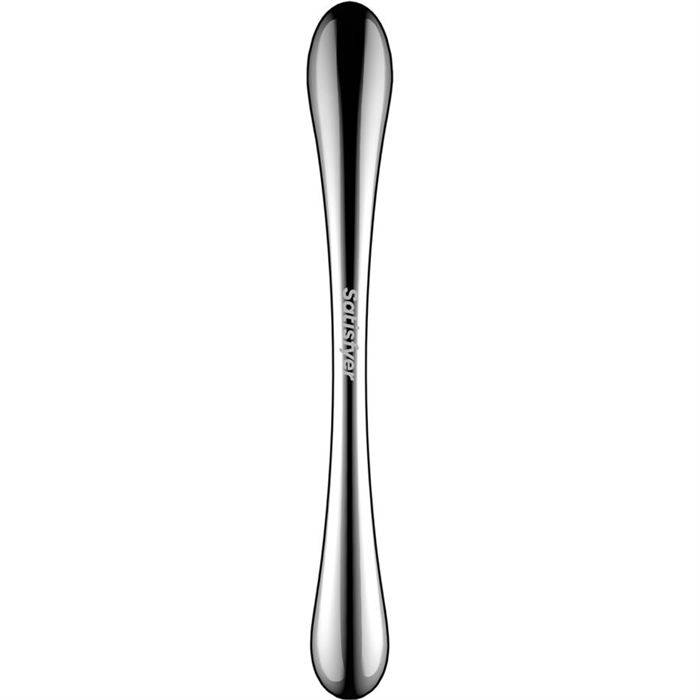 SATISFYER - COSMIC CREST 1 DILDO DE AÃO INOXIDÃVEL COM DUAS EXTREMIDADES