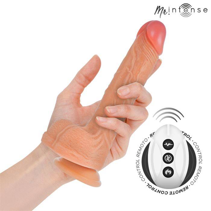 MR INTENSE - PÃNIS REALISTA BROSNAN CONTROLE REMOTO 22 CM -O- 4 CM