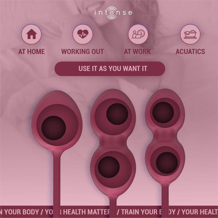 INTENSE - KIT CHARLI KEGEL BALL BURGUNDY