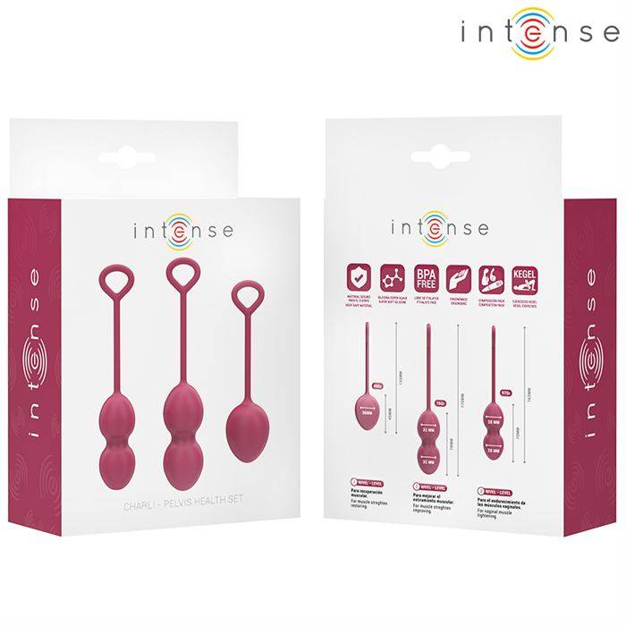 INTENSE - KIT CHARLI KEGEL BALL BURGUNDY