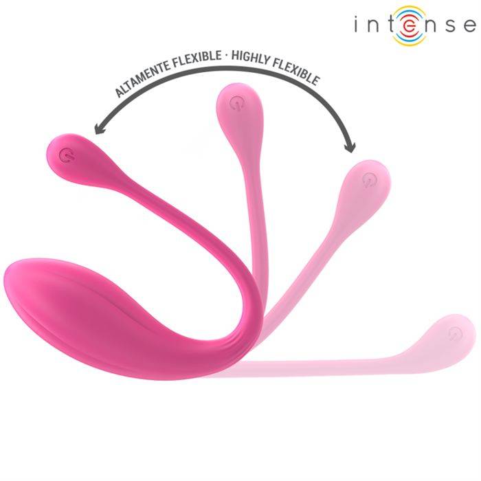 INTENSE - VIBRADOR JANICE U DUPLA ESTIMULAÃÃO 10 VIBRAÃÃES ROSA CONTROLE REMOTO