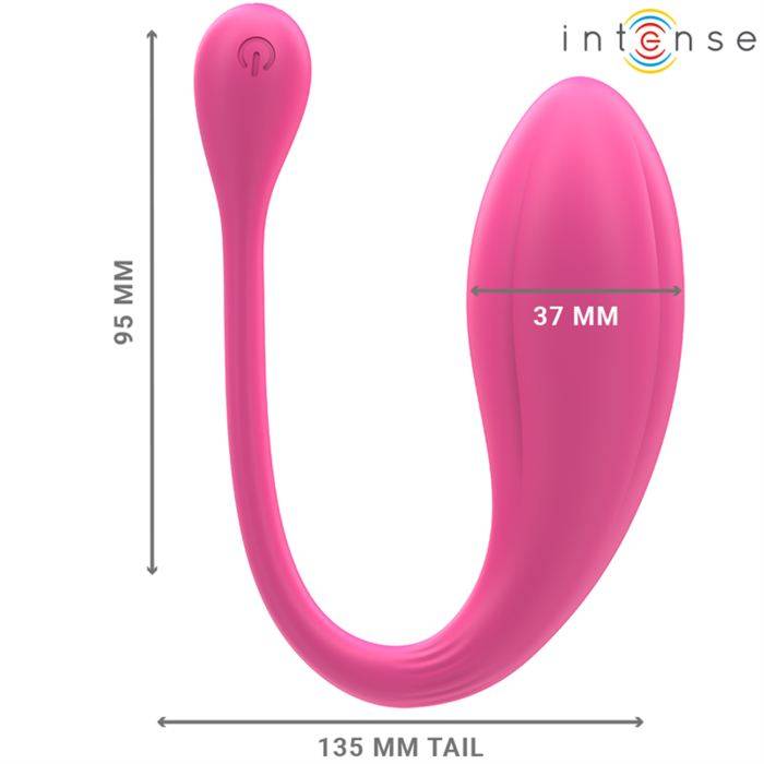 INTENSE - VIBRADOR JANICE U DUPLA ESTIMULAÃÃO 10 VIBRAÃÃES ROSA CONTROLE REMOTO