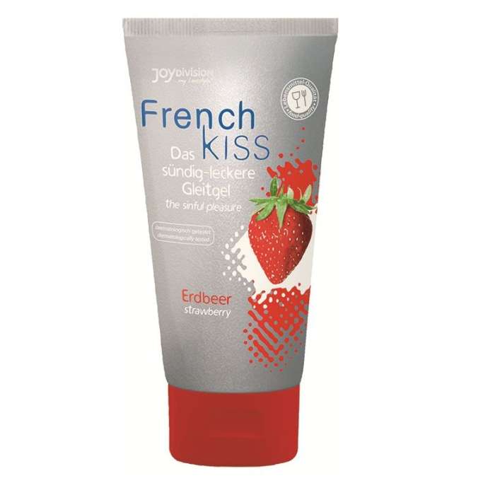 LUBRIFICANTE C/ AROMA - FRENCH KISS STRAWBERRY