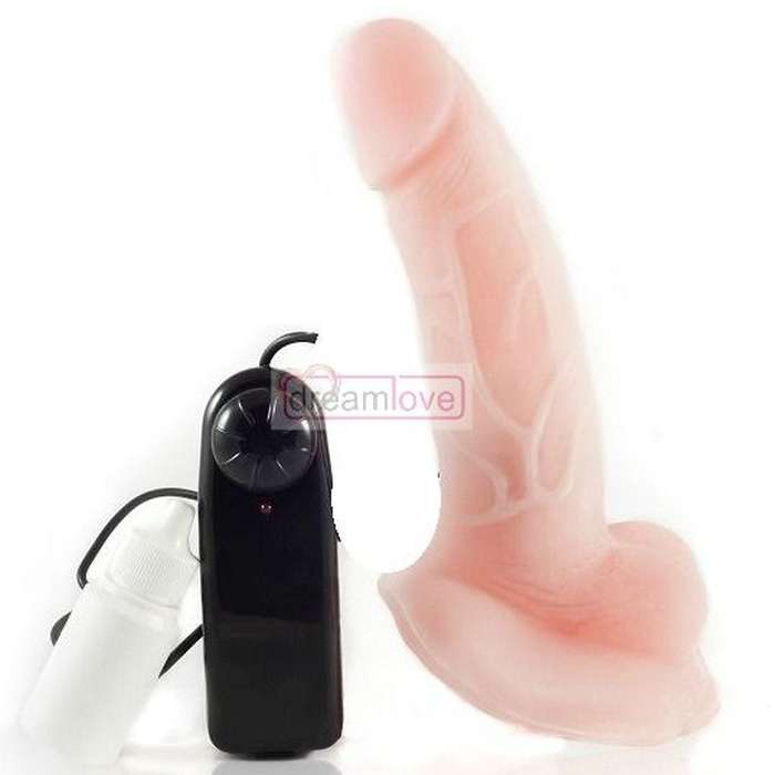 DILDO REALISTICO COM VIBRAÇÃO 18CM