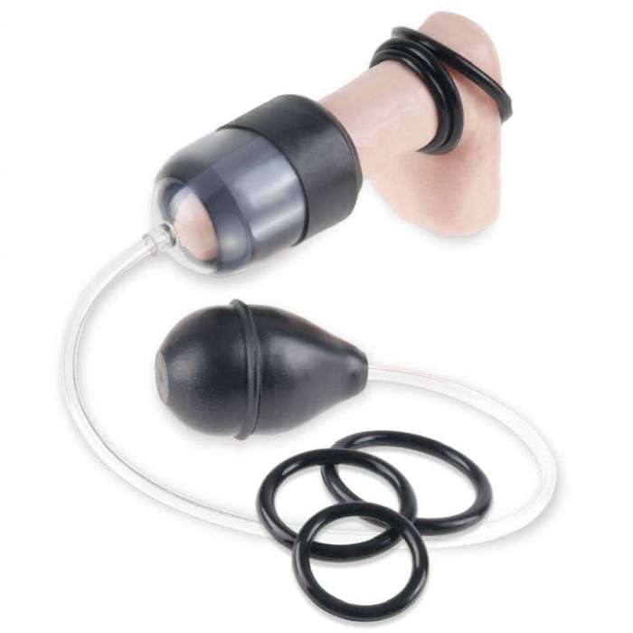SUCCIONADOR DA GLANDE COM ANEIS - FETISH FANTASY