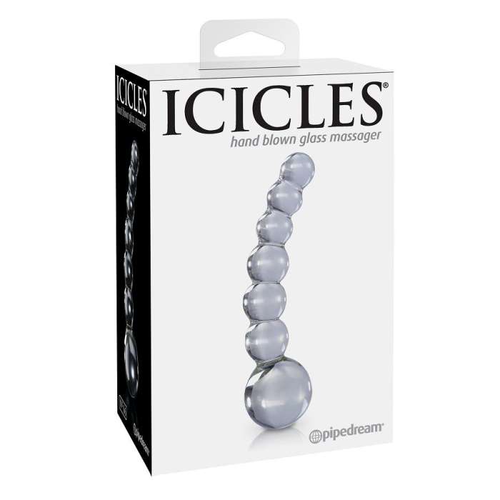 MASSAGEADOR G-SPOT E P-SPOT DE VIDRO - ICICLES